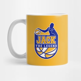 Jack The Legend Basketball Custom Player Your Name Mug